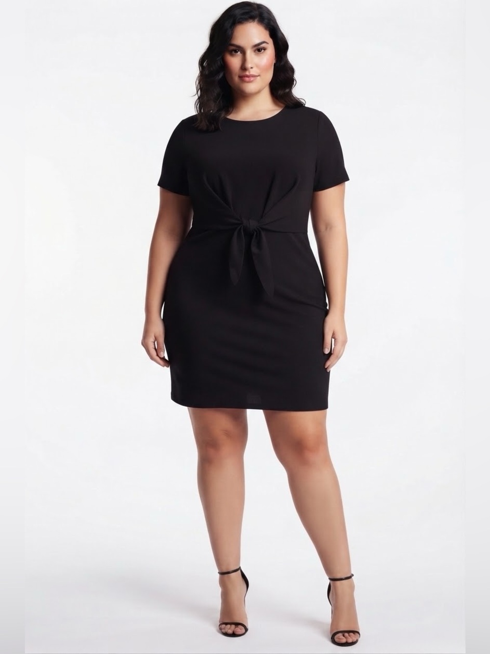 Express Tie Front T-Shirt Dress